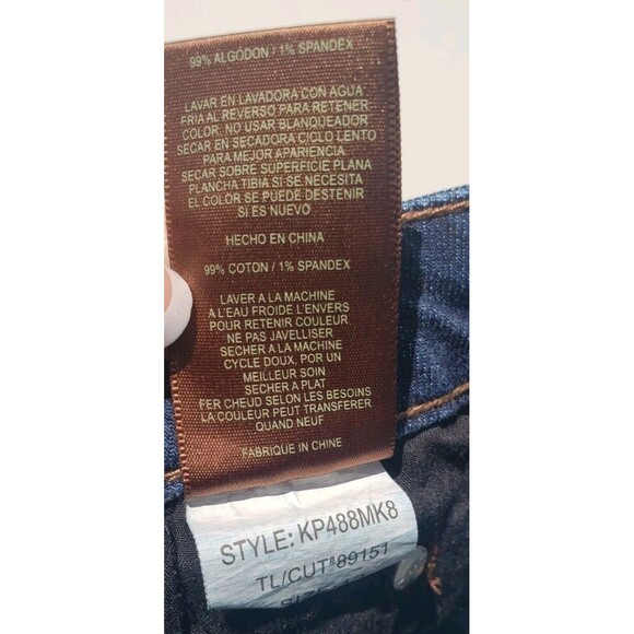 Kut From The Kloth Women's Diana Skinny Jeans Dark Wash Size 12 Blue Denim - Picture 9 of 16